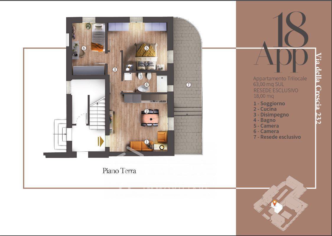 Appartamento in vendita a Campi Bisenzio, San Piero a Ponti