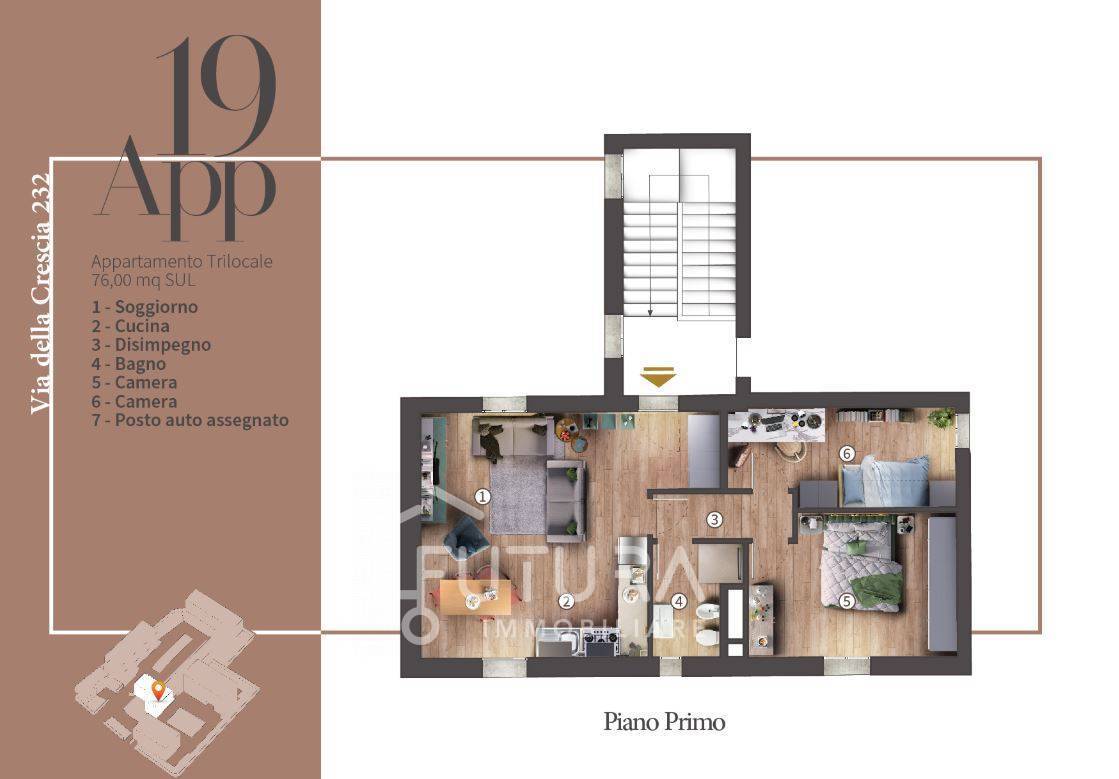 Appartamento in vendita a Campi Bisenzio, San Piero a Ponti