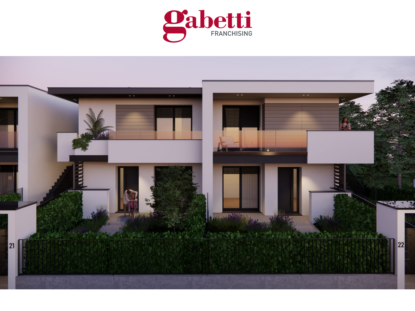 Trilocale con giardino a Coriano