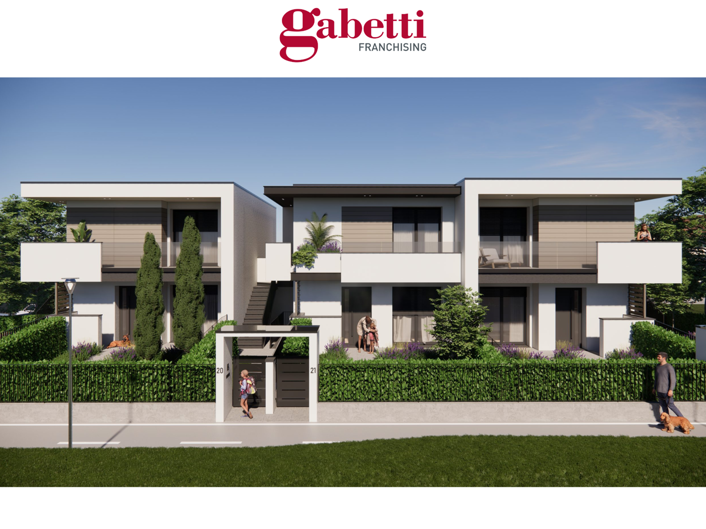 Trilocale con giardino a Coriano