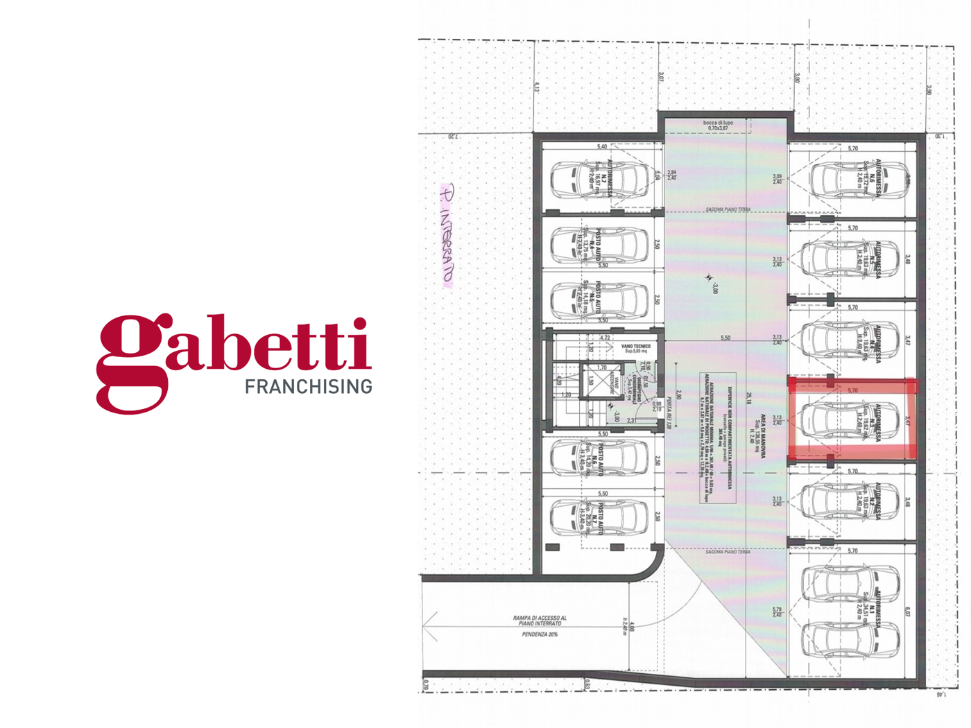 Trilocale con box a Riccione