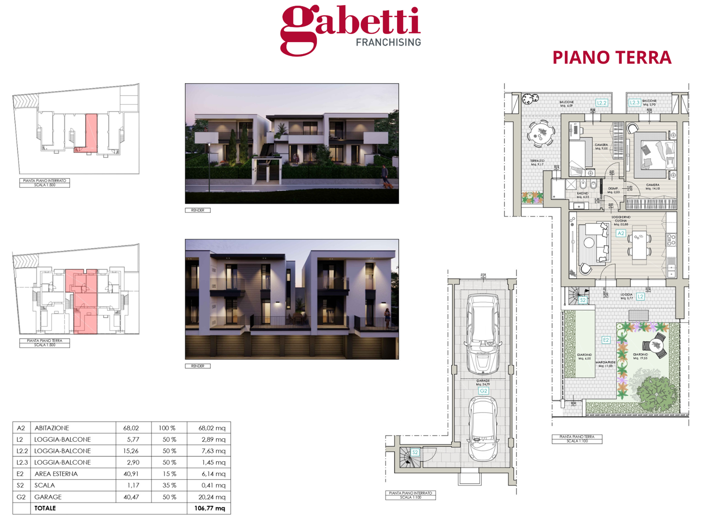 Trilocale con giardino a Coriano