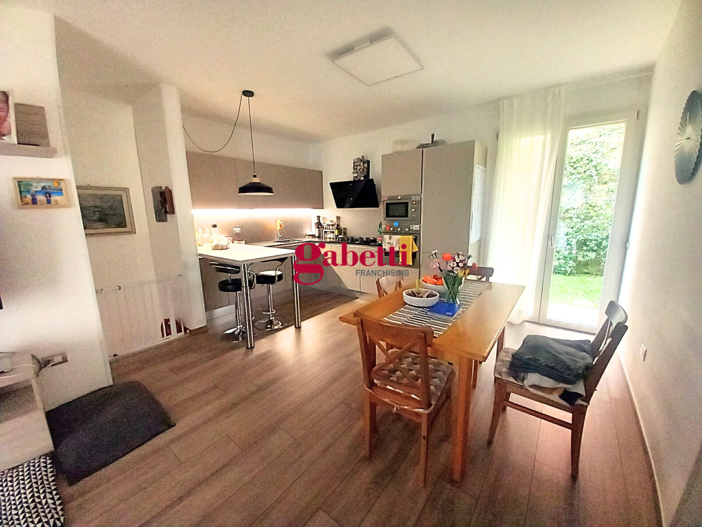 Trilocale con giardino a San Clemente