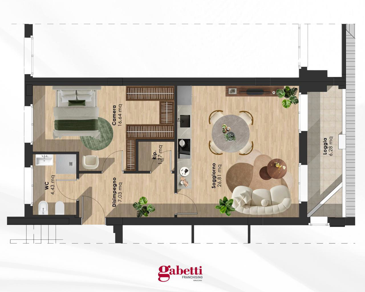 Bilocale in vendita a Verucchio