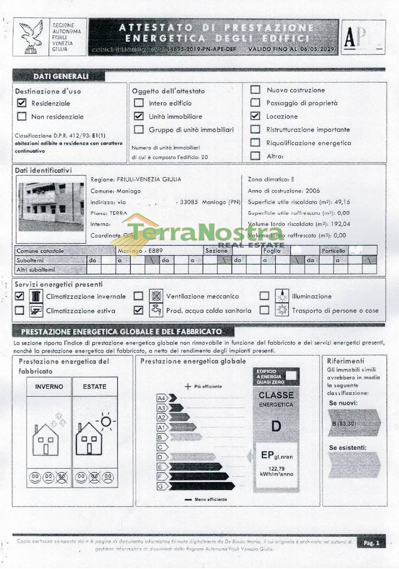 Appartamento in vendita a Maniago