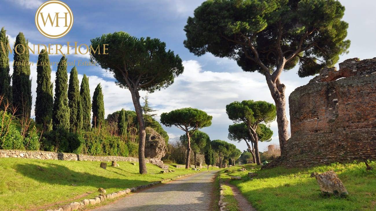 Villa con terrazzo a Roma