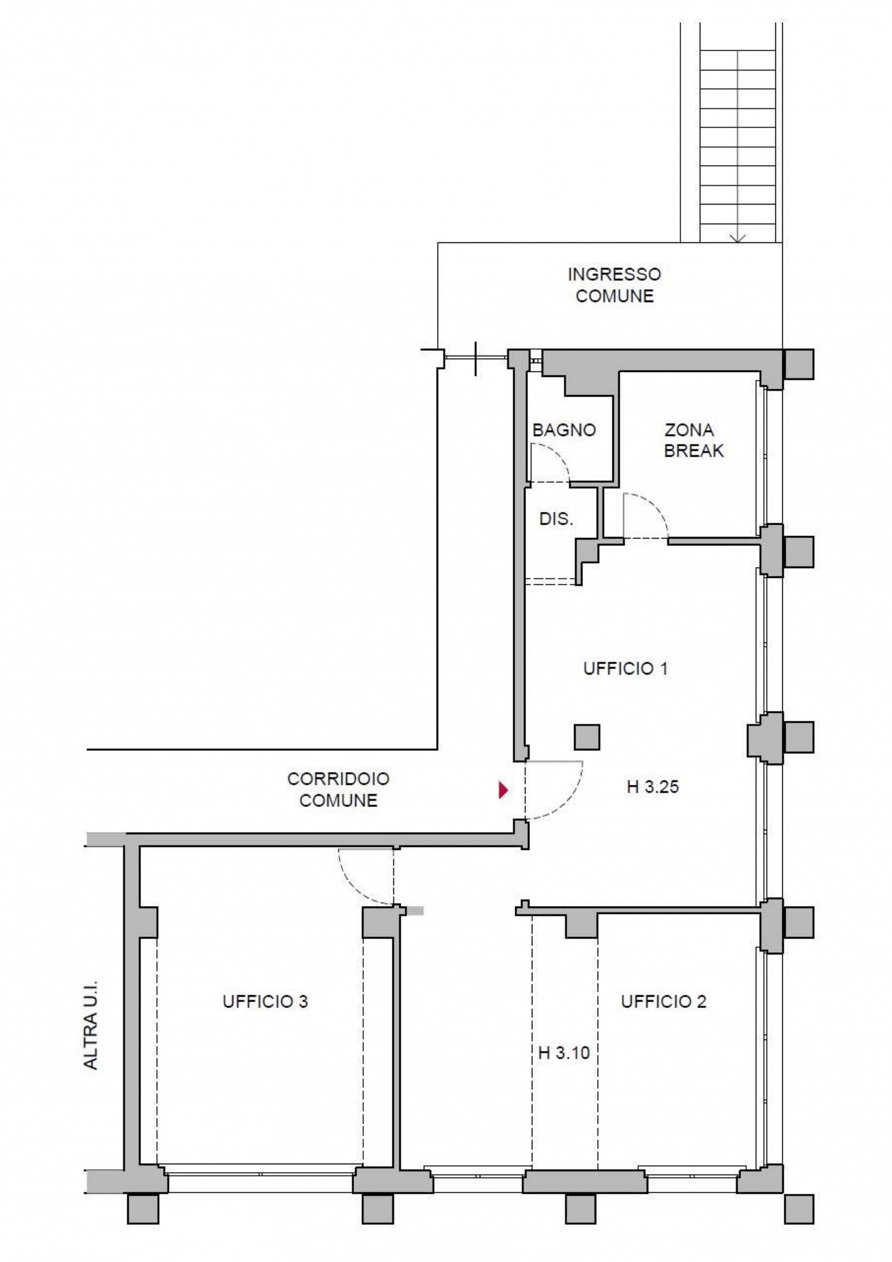 Studio/Ufficio in affitto a Milano, Arena