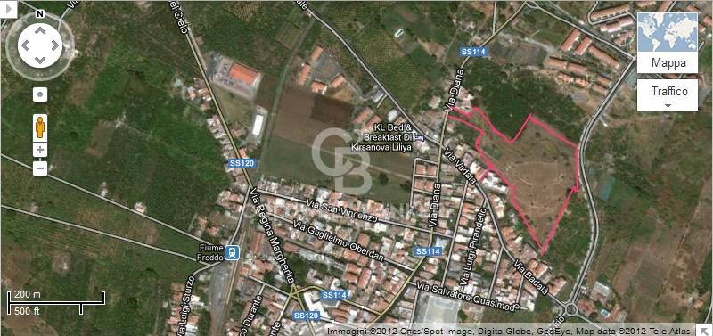 Terreno industriale/commerciale in vendita a Fiumefreddo di Sicilia