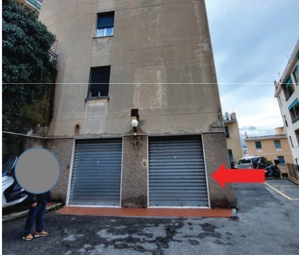 Posto auto coperto in vendita in via antonio sant'elia 39, Genova