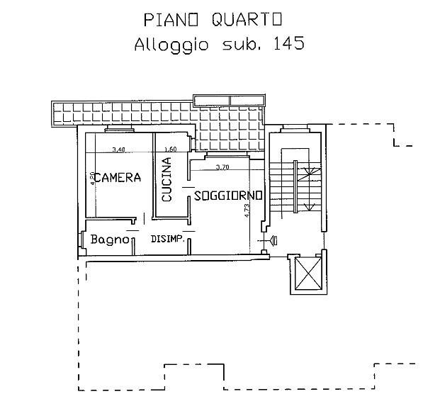 Appartamento con terrazzo in via beppe fenoglio 14a, Cuneo