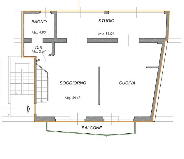 Appartamento in vendita in piazza roma 10, Albano Vercellese