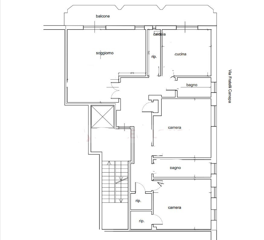 Appartamento in vendita in via fratelli canepa 3, Savona