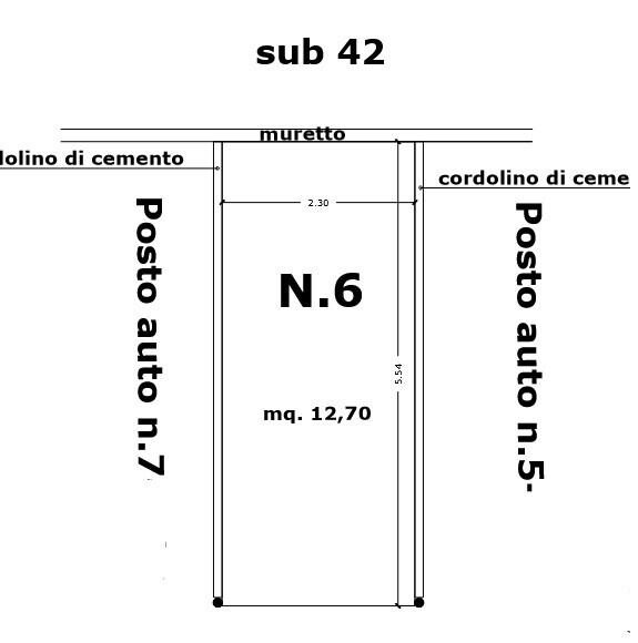 Posto auto scoperto da ristrutturare in via alla basilica dei fieschi 2/a, Cogorno