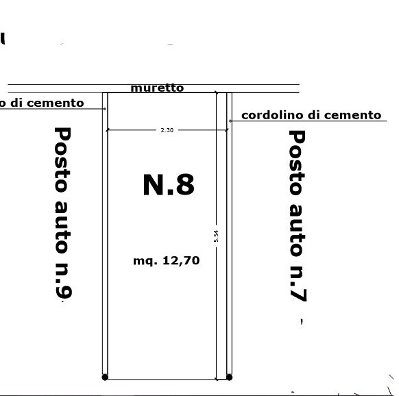 Posto auto scoperto da ristrutturare in via alla basilica dei fieschi 2/a, Cogorno