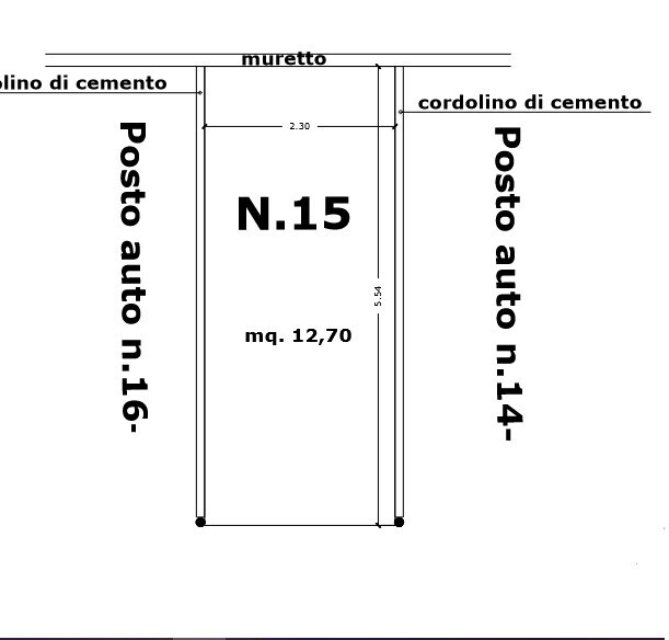 Posto auto scoperto da ristrutturare in via alla basilica dei fieschi 2/a, Cogorno