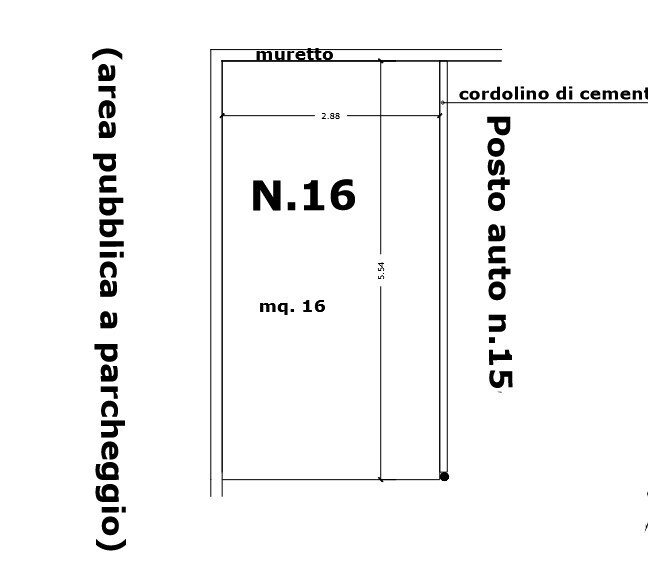 Posto auto scoperto da ristrutturare in via alla basilica dei fieschi 2/a, Cogorno