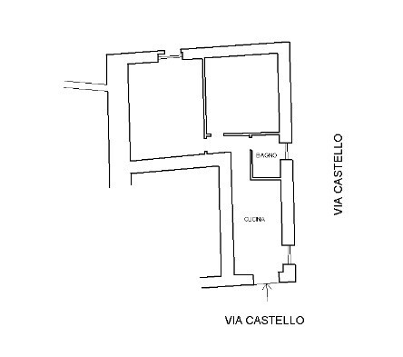 Quadrilocale da ristrutturare in via castello 45, Sarzana