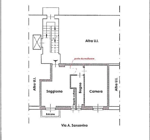 Trilocale da ristrutturare in via andrea sansovino 251, Torino
