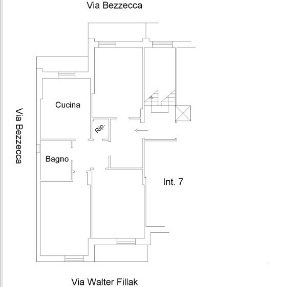 Appartamento da ristrutturare in via bezzecca 3, Genova