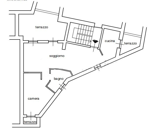 Appartamento con terrazzo in borgata ponte 59, Garlenda