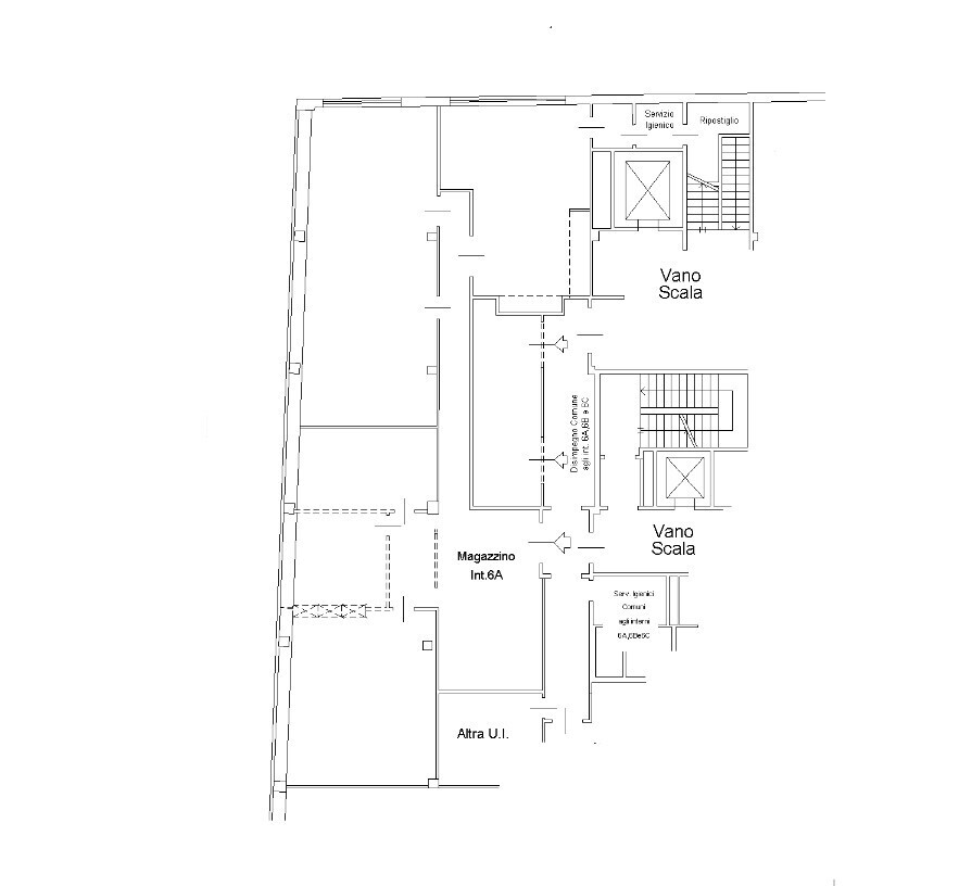 Magazzino con box doppio in lungobisagno dalmazia 33, Genova