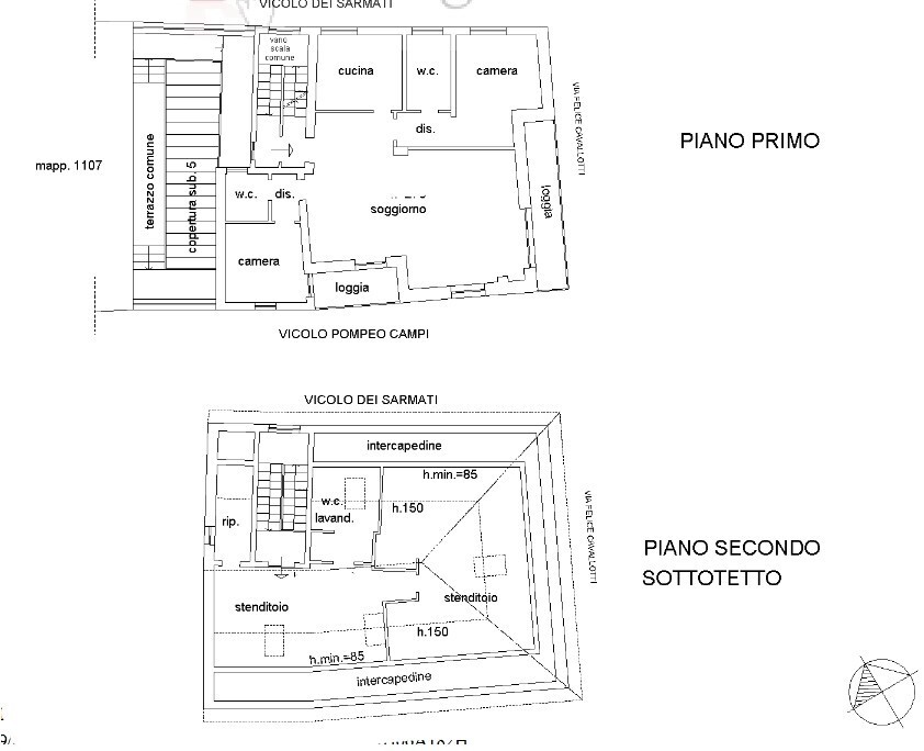 Casa indipendente da ristrutturare in vicolo pompeo campi 1, Valenza