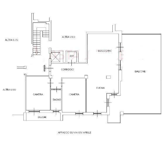 Appartamento con terrazzo in via xxv aprile 2, Arquata Scrivia