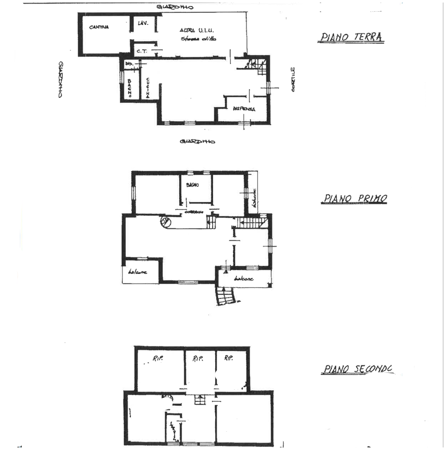 Villa da ristrutturare in localit� c� caffarone snc, Montemarzino