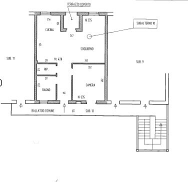 Trilocale con terrazzo in via valmigliaro 10, Alessandria