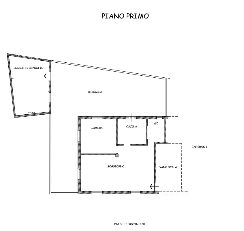 Quadrilocale con terrazzi in via dei giustiniani 45/2, Recco