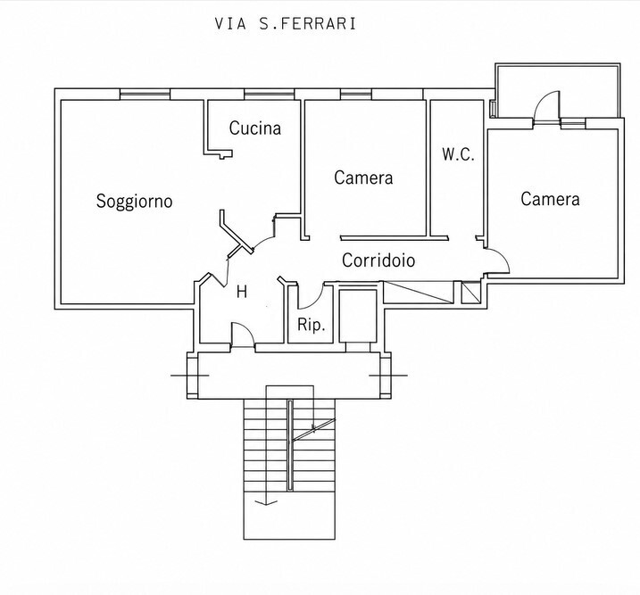 Appartamento da ristrutturare in via severino ferrari 72, La Spezia