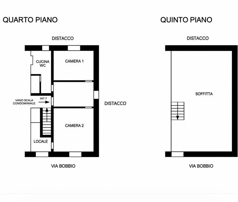 Quadrilocale da ristrutturare in via bobbio 64/7, Genova