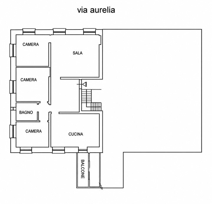 Appartamento da ristrutturare in strada statale 1 187/6, Camogli