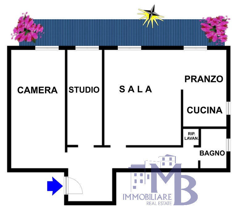 Trilocale ristrutturato in via valleverde 9, Recco