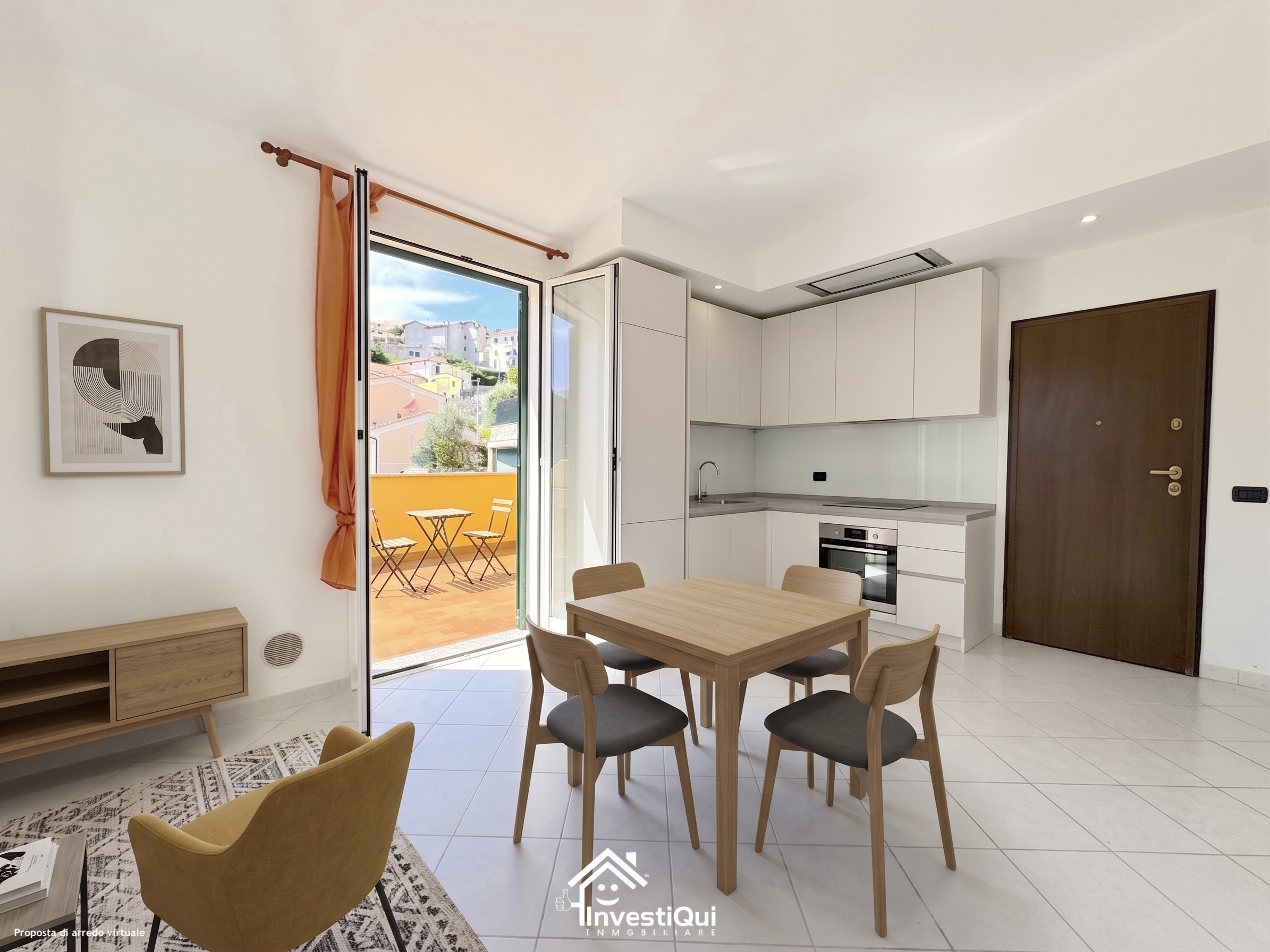 Bilocale con terrazzo in via barilari 7bis, Magliolo