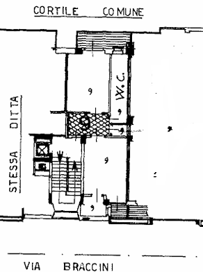 Bilocale in affitto in via paolo braccini 12, Ciri�