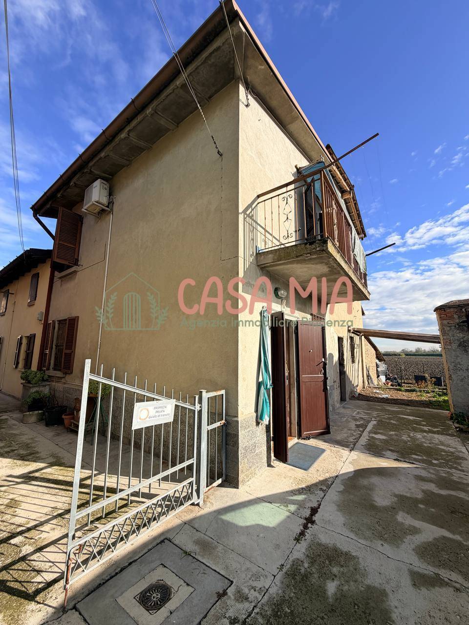 Casa semi indipendente in vendita a Calendasco, Cotrebbia Nuova