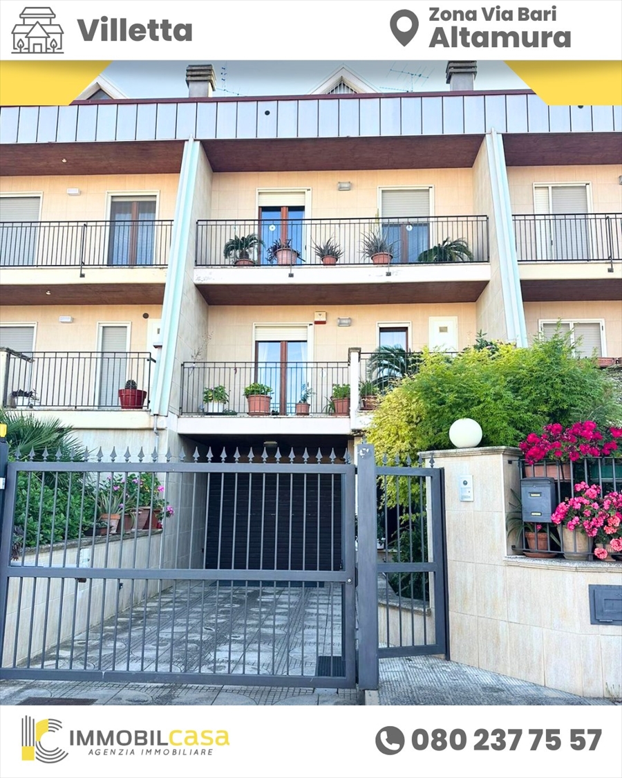 Villa con box, Altamura via bari