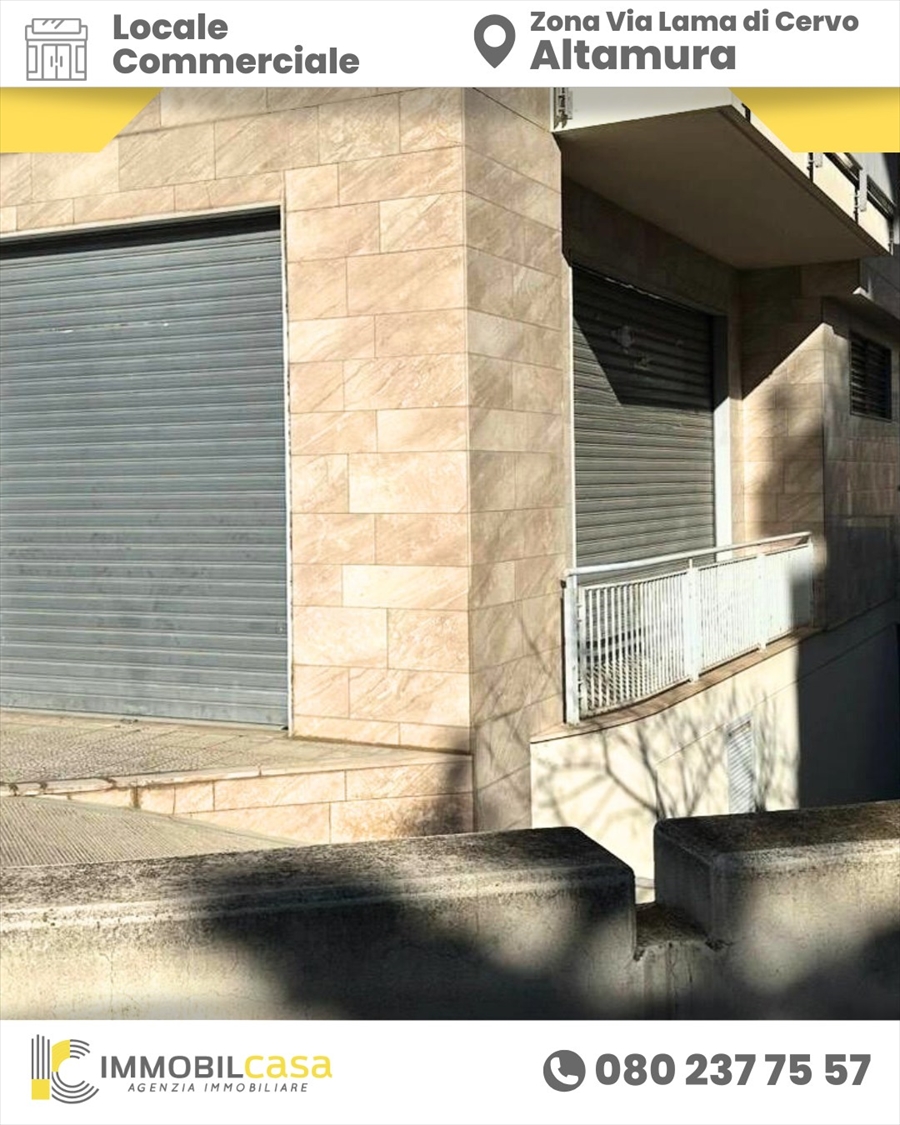 Locale commerciale in vendita, Altamura zona nuova via selva