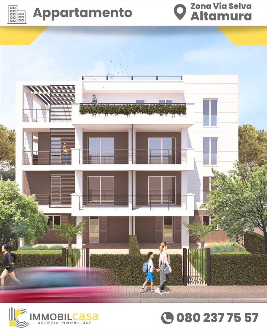 Trilocale classe A, Altamura zona nuova via selva