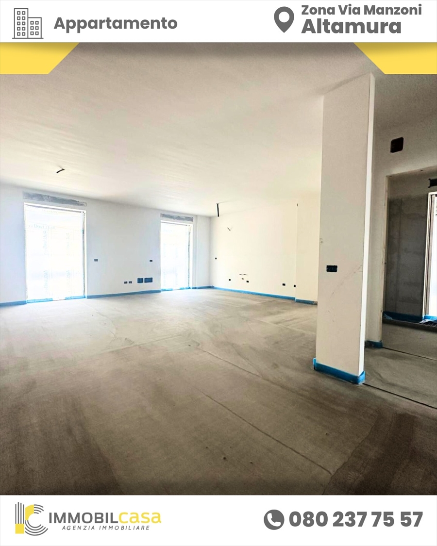 Trilocale classe A, Altamura via manzoni
