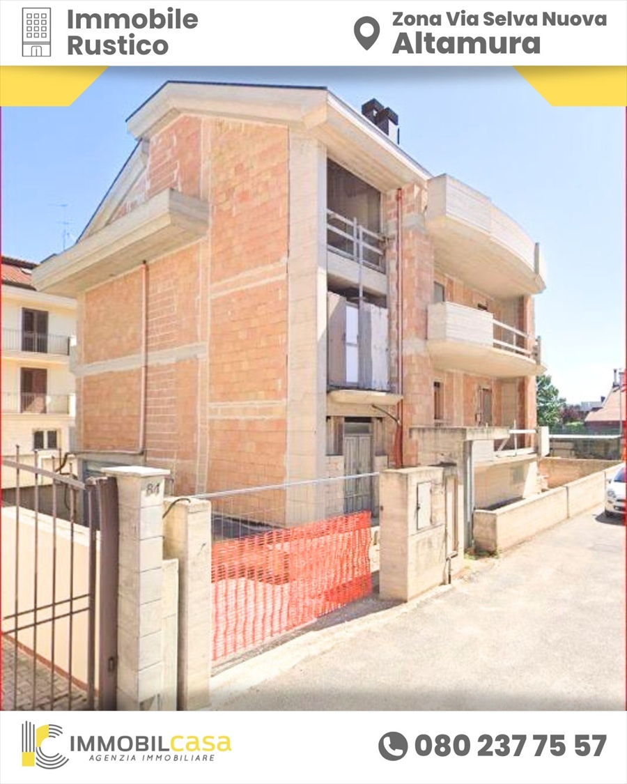 Stabile/Palazzo con box, Altamura zona nuova via selva