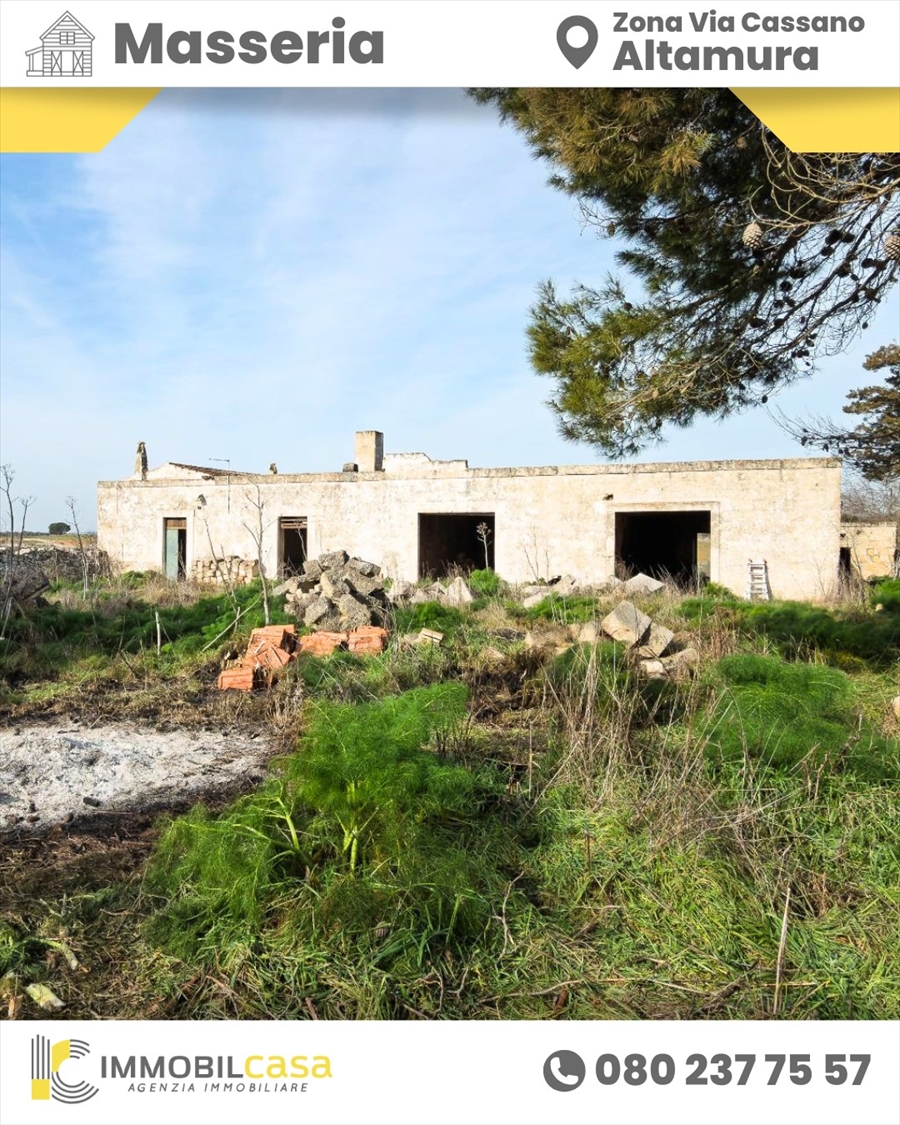 Rustico da ristrutturare, Altamura zona via cassano