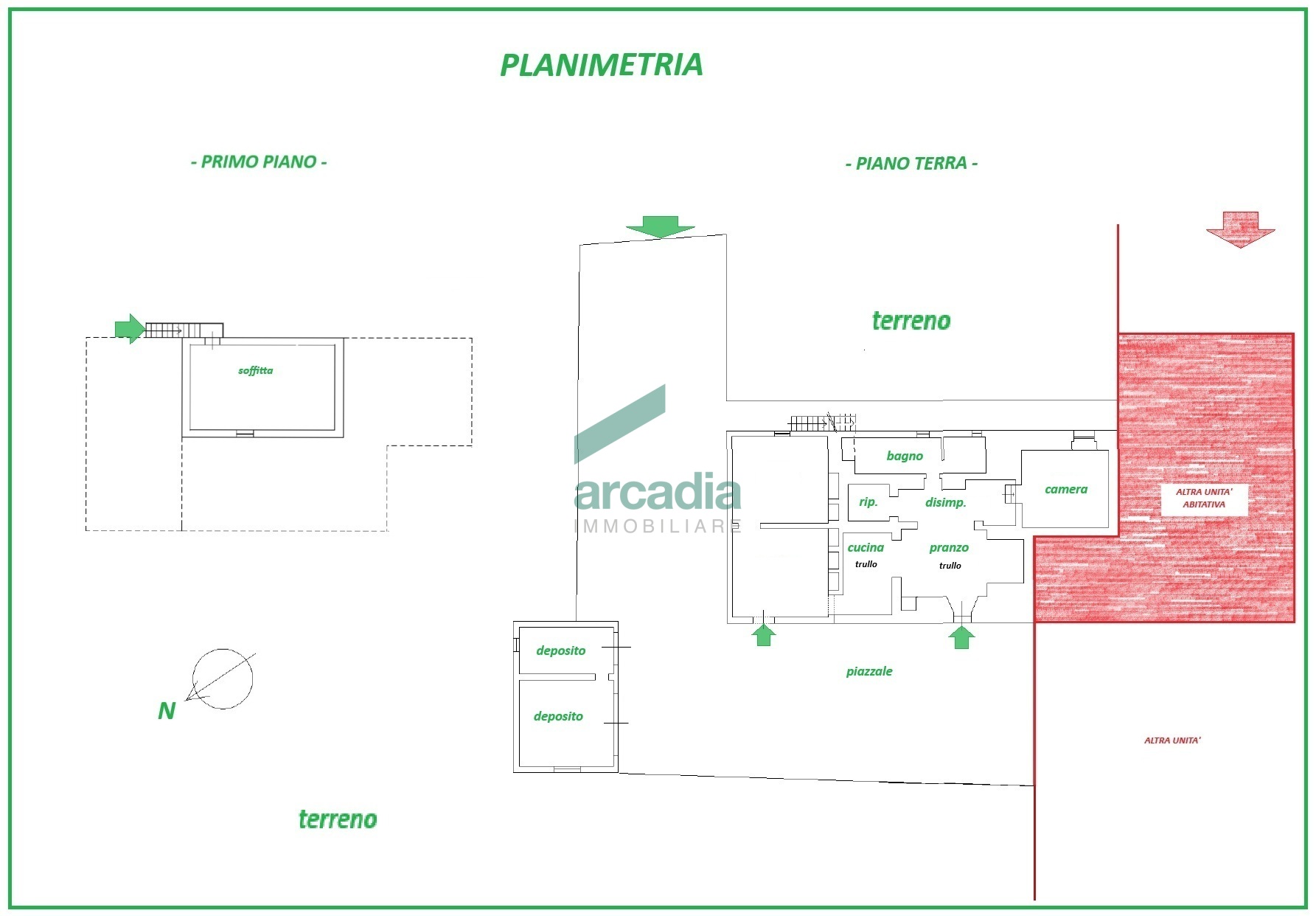 Casa indipendente con giardino in sp32 68, Putignano