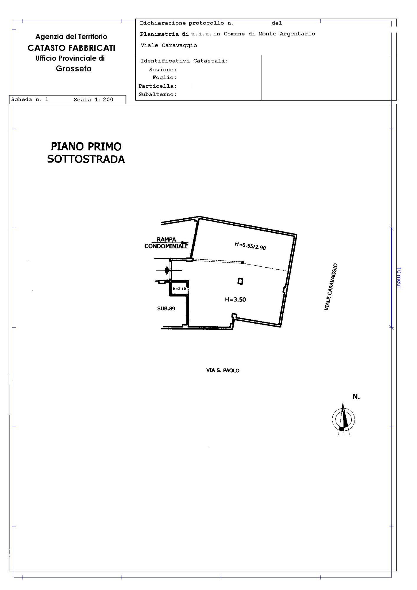 Box/Garage 85mq in vendita in via caravaggio 49, Monte Argentario
