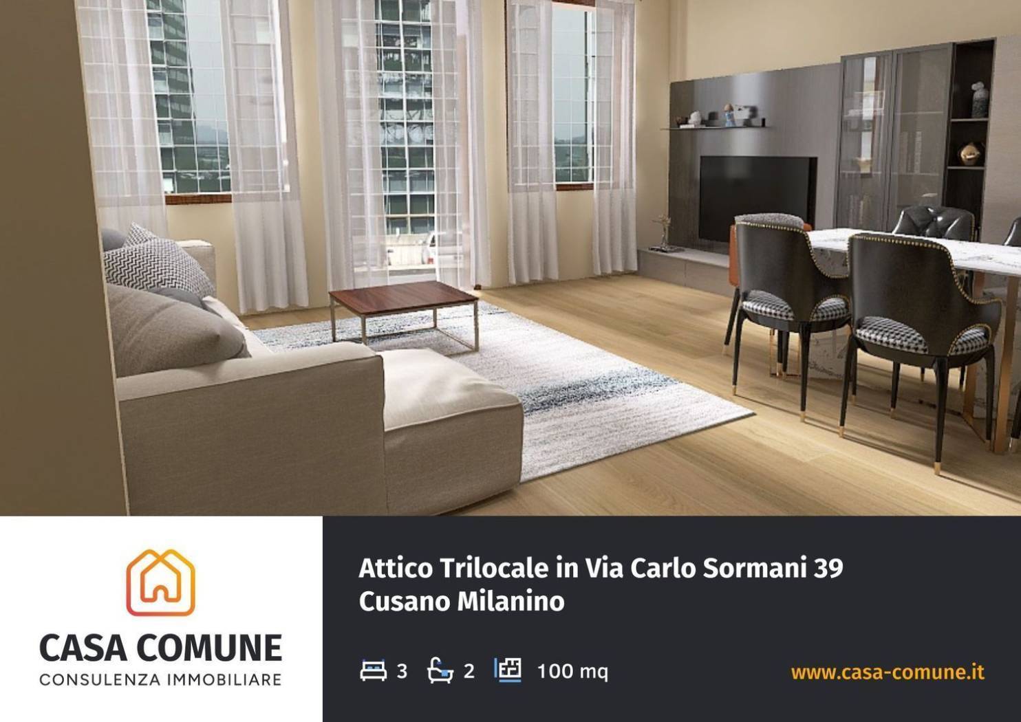 Trilocale in vendita a Cusano Milanino