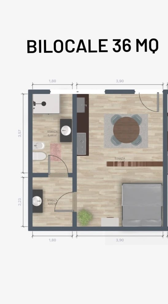Appartamento da ristrutturare in corso milano 38, Bovisio Masciago