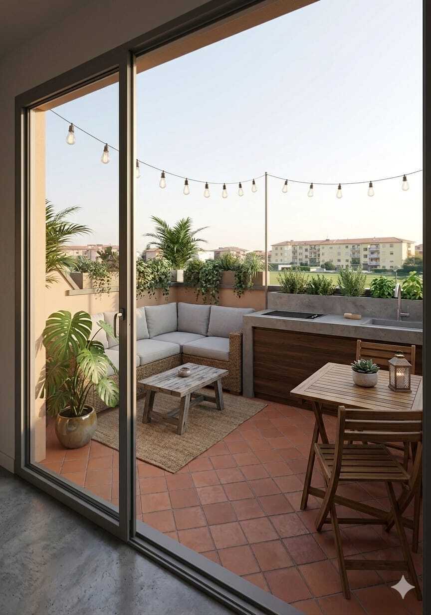 Bilocale con terrazzo in piazza cinque giornate, Arese