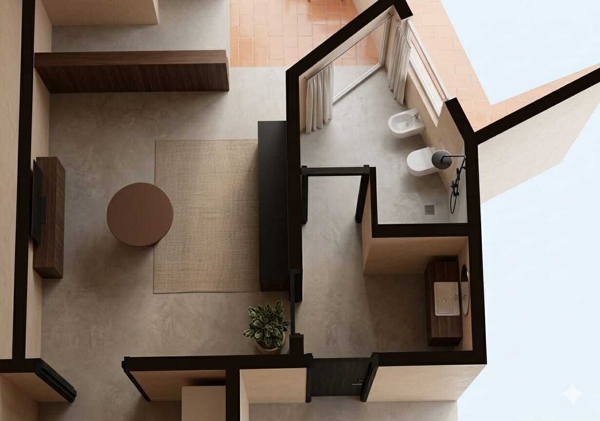 Bilocale con terrazzo in piazza cinque giornate, Arese