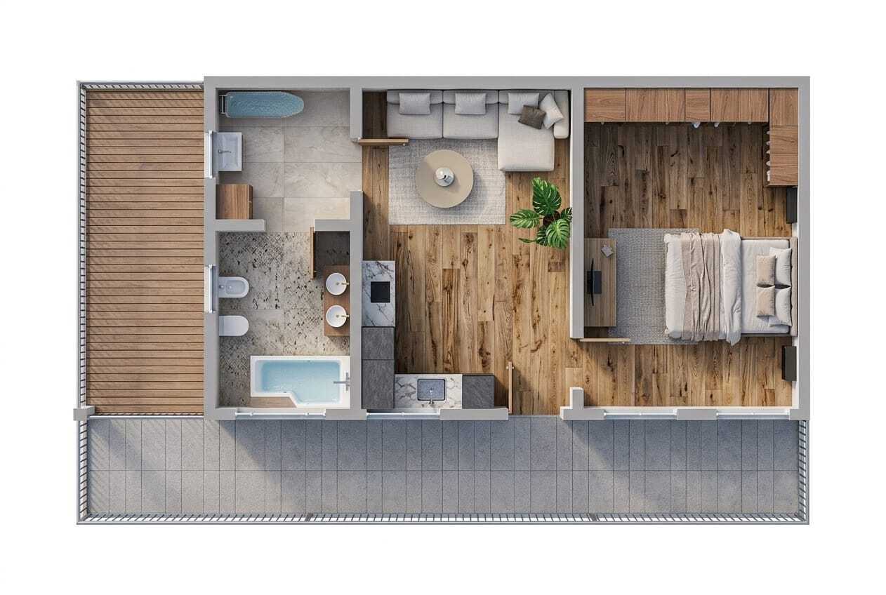 Bilocale da ristrutturare in via col di lana 24, Monza